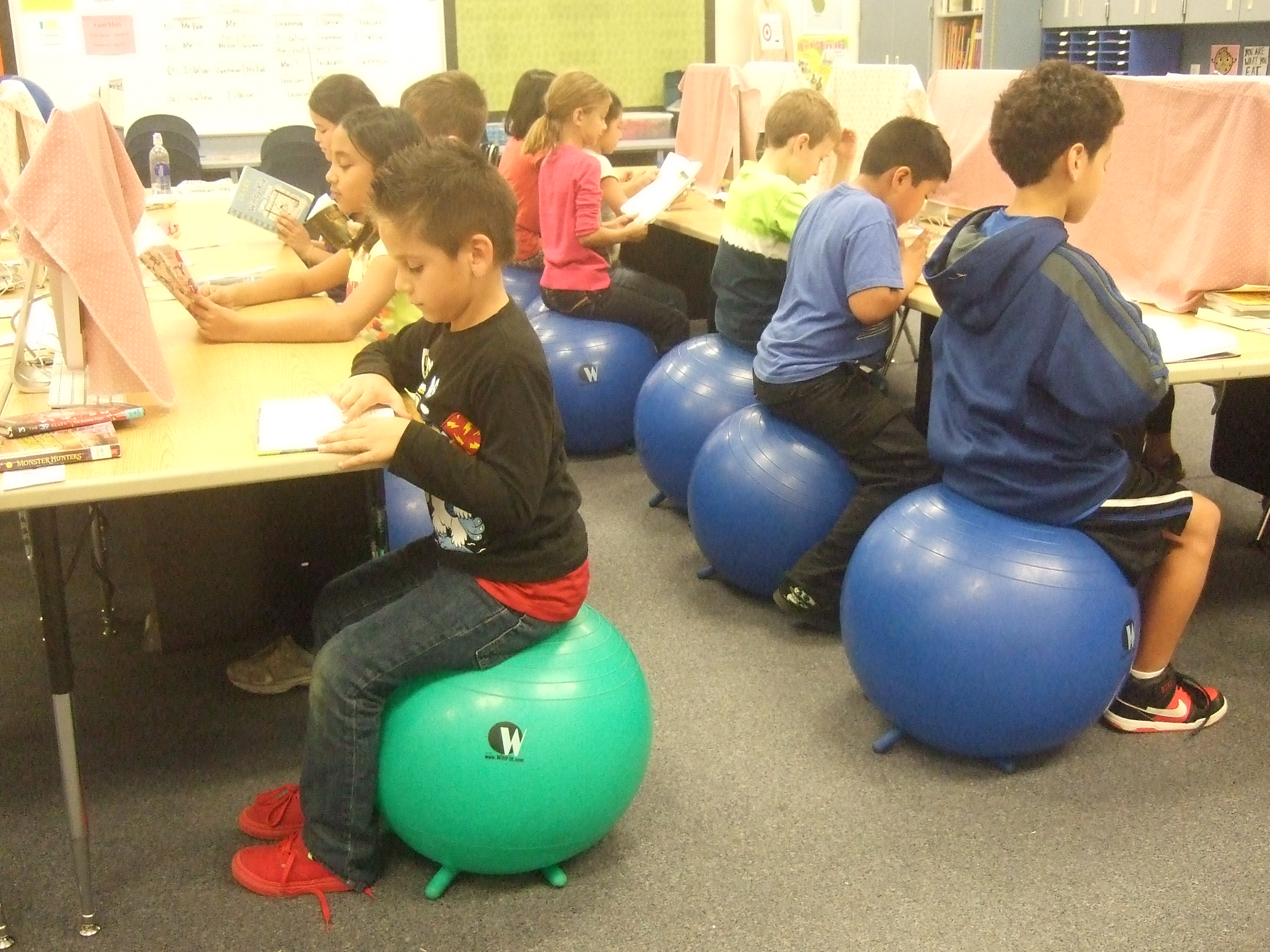 stability balls for the classroom
